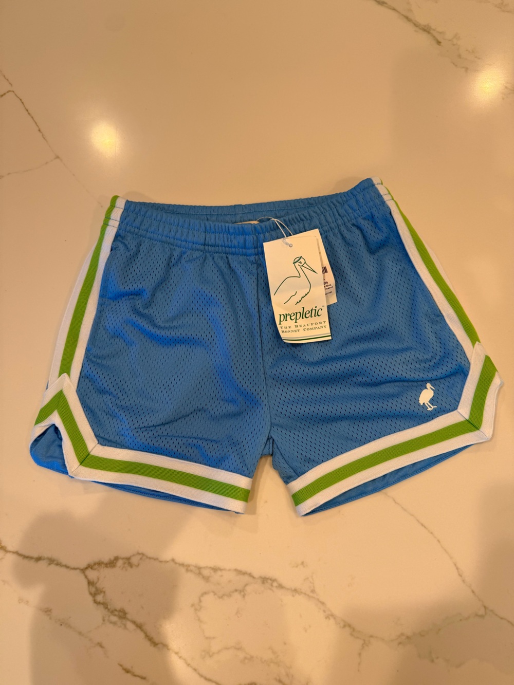 NWT - Prepletic Blue Athletic Shorts - size 7